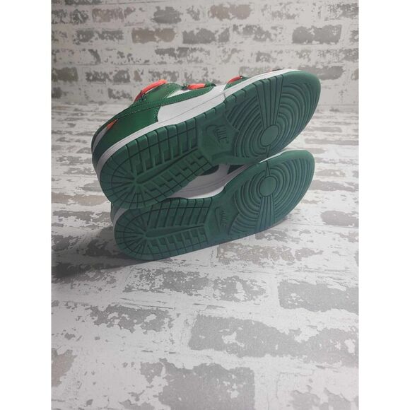 3564‎ Size 13 - Nike Dunk Low x OFF-WHITE Pine Green 2019 Beaverton, Oregon main image 6